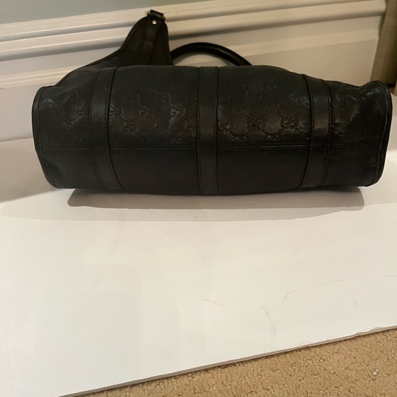 Gucci Guccisima Black Leather handbag Authentic Very good condition - Picture 2 of 6